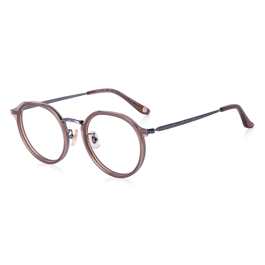 Graph Belle Beige Full Rim Boston left side