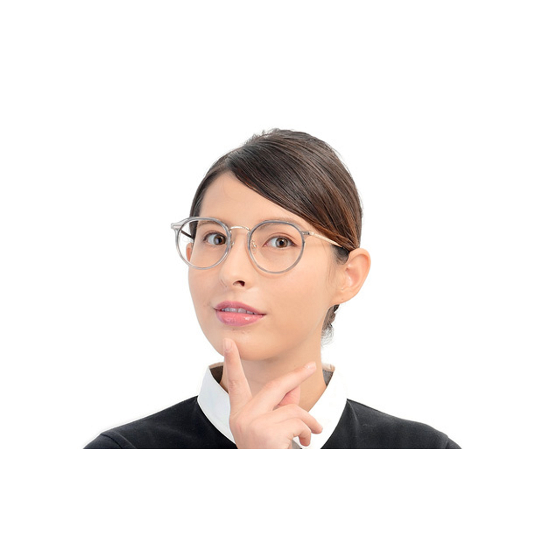 Graph Belle Gray Full Rim Crown Pant right side