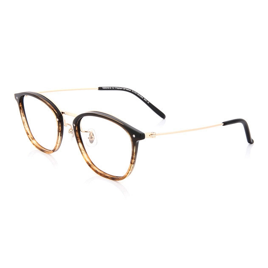 Graph Belle Light Brown Full Rim Oval left side