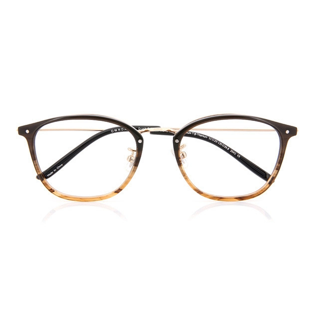 Graph Belle Light Brown Full Rim Oval right side