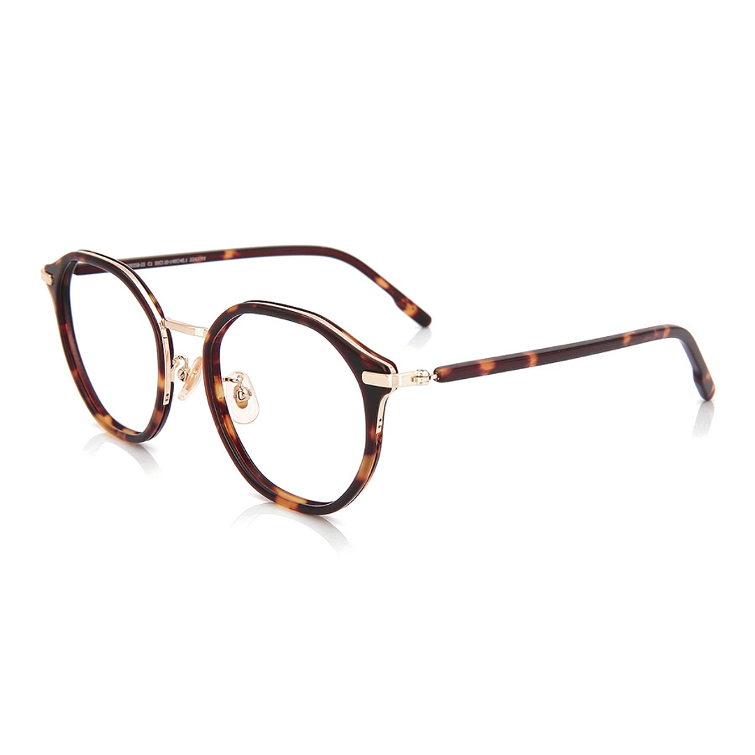 Graph Belle Light Brown Full Rim Boston left side