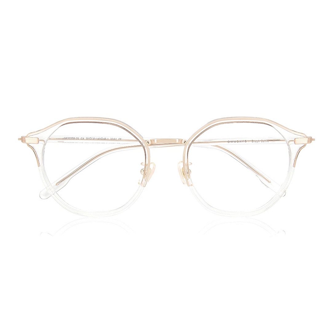 Graph Belle Crystal Transparent Full Rim Boston right side