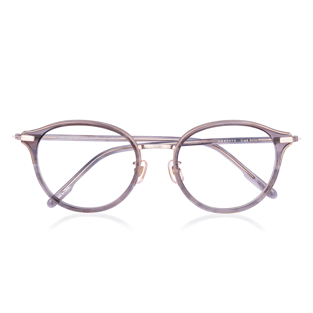 Graph Belle Light Gray Full Rim Boston left side