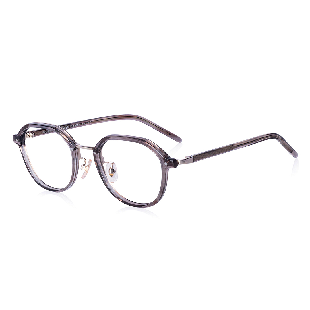 Graph Belle Light Brown Full Rim Polygon left side