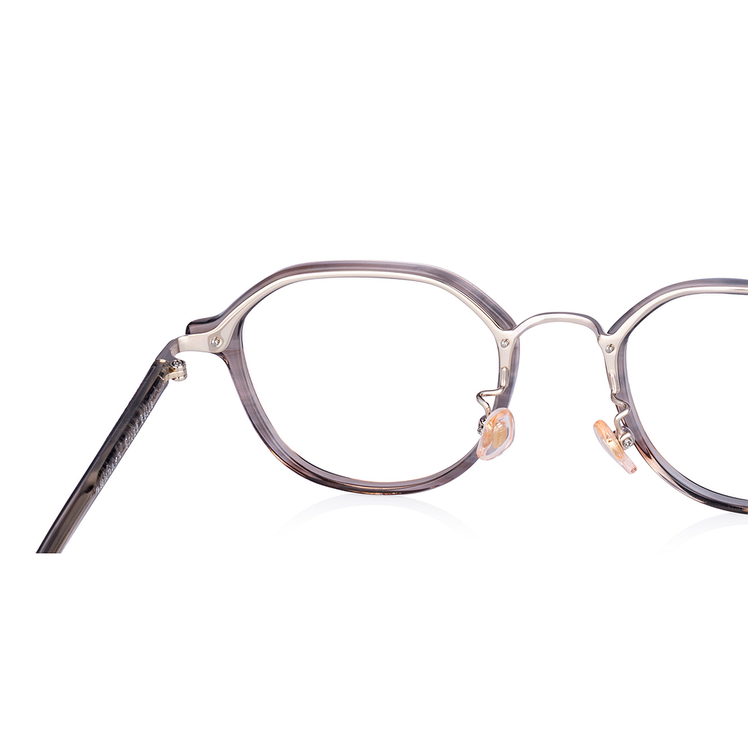 Graph Belle Light Brown Full Rim Polygon right side