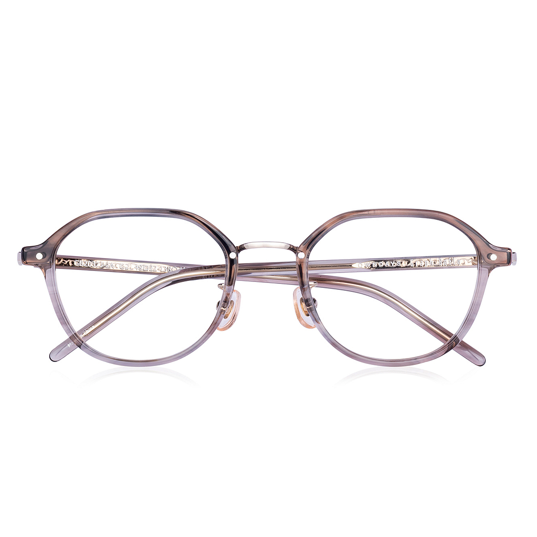 Graph Belle Light Brown Full Rim Polygon right side
