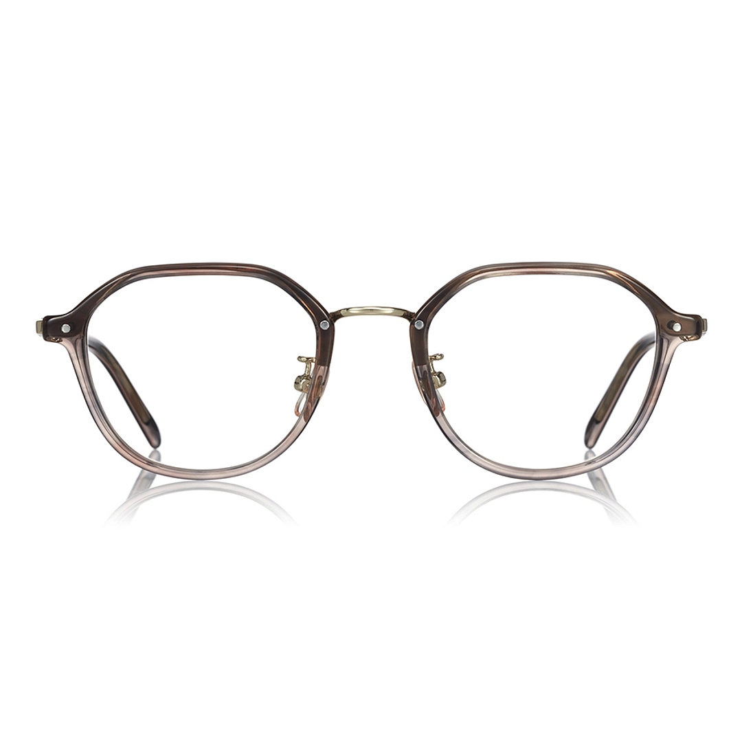 Graph Belle Light Brown Full Rim Polygon right side