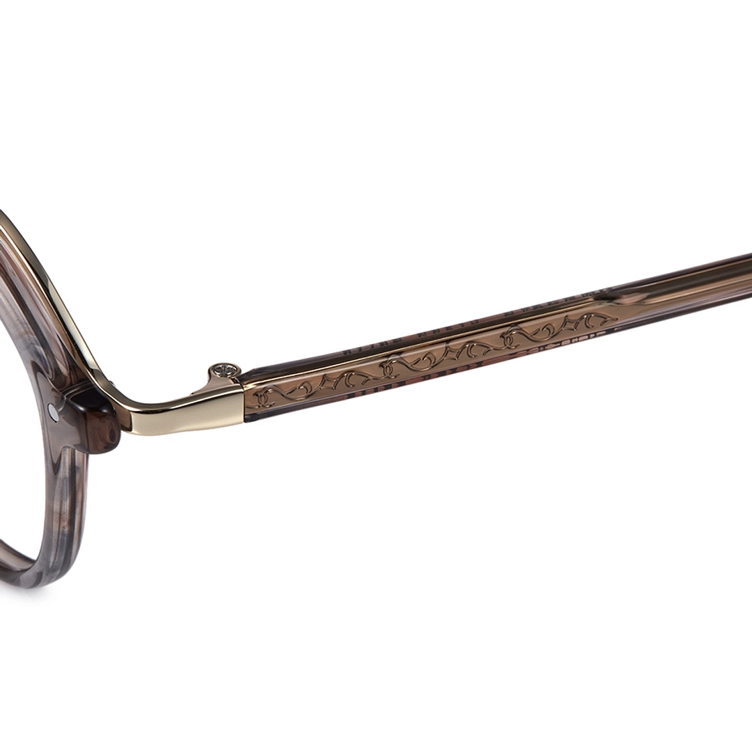 Graph Belle Light Brown Full Rim Polygon left side