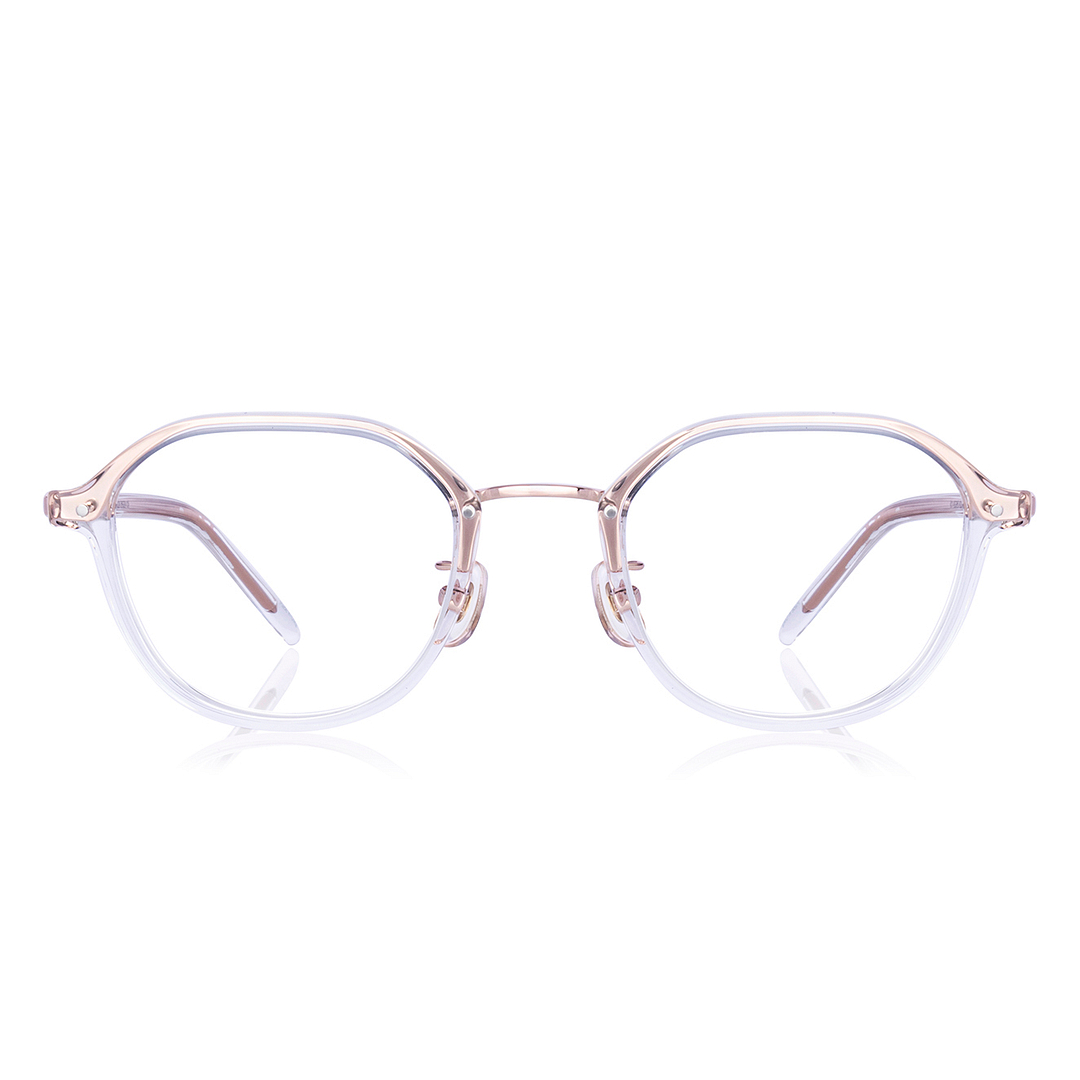 Graph Belle Crystal Transparent Full Rim Polygon right side