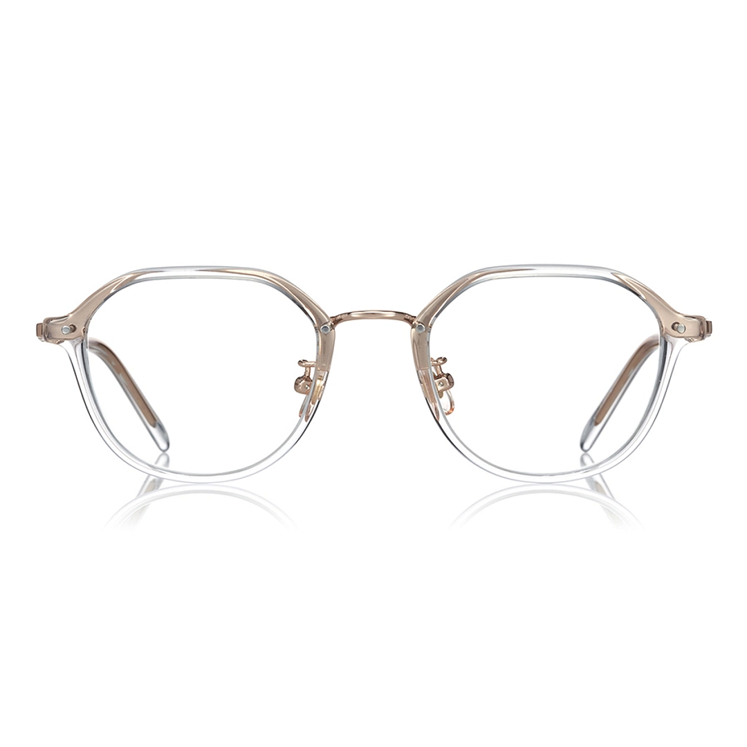 Graph Belle Crystal Transparent Full Rim Polygon right side