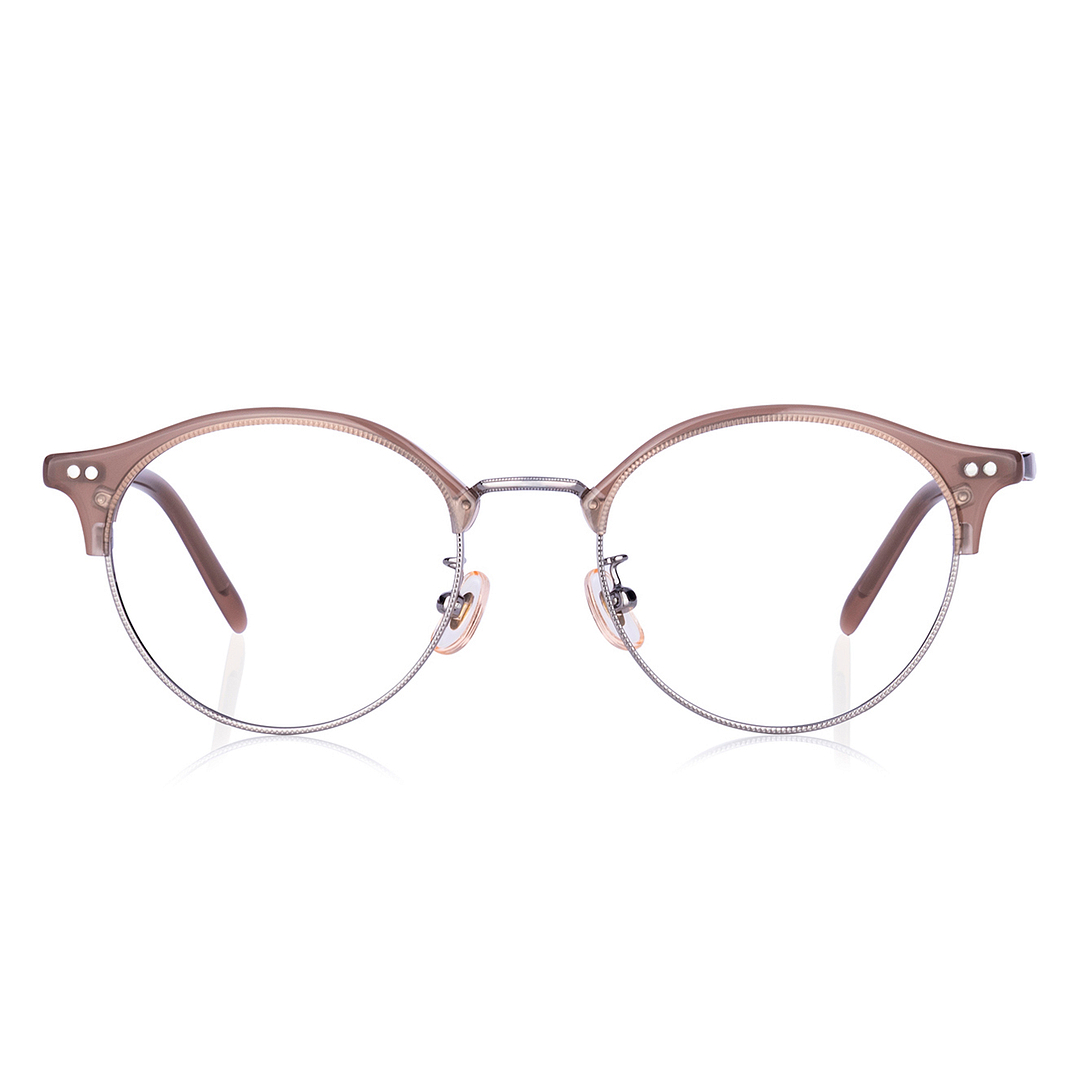 Graph Belle Dark Brown Half Rim Boston right side