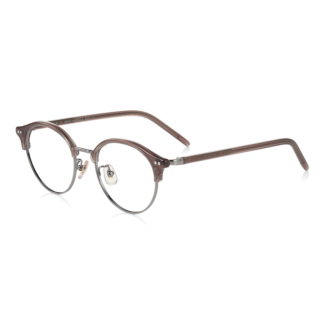 Graph Belle Dark Brown Half Rim Boston left side