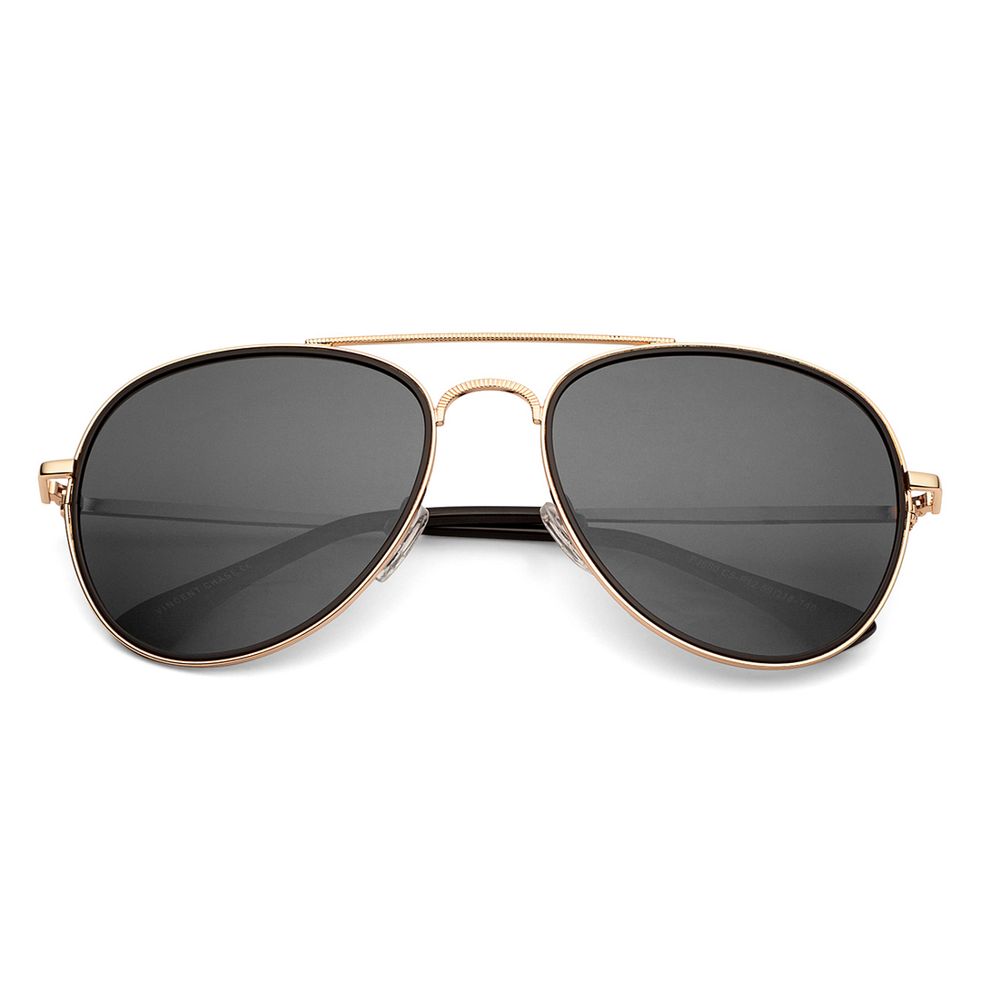 Vincent Chase Online Gold Full Rim Aviator right side