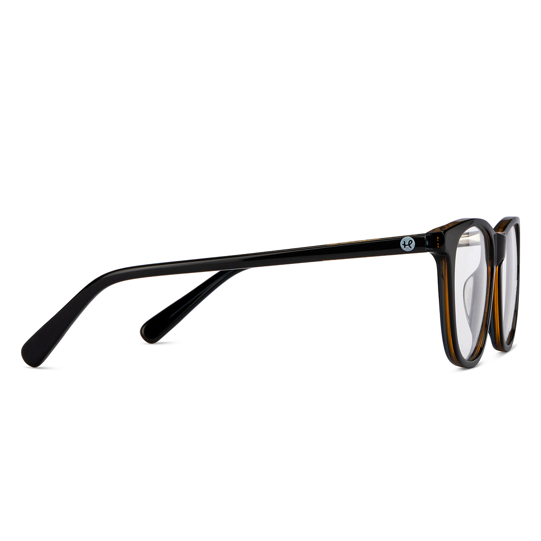 Hooper Online Black Full Rim Rectangle left side