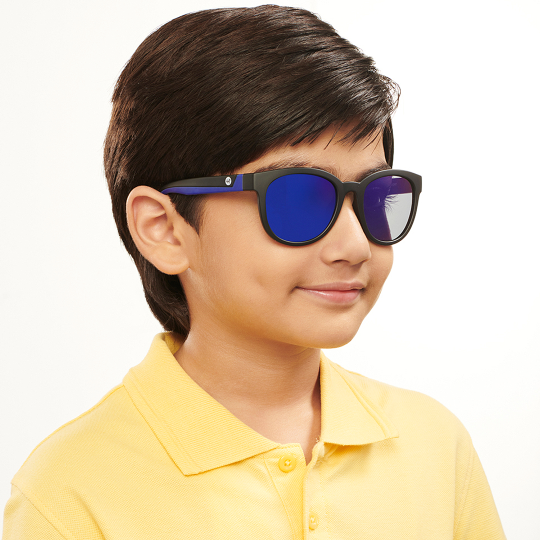 Hooper Black Full Rim Round right side