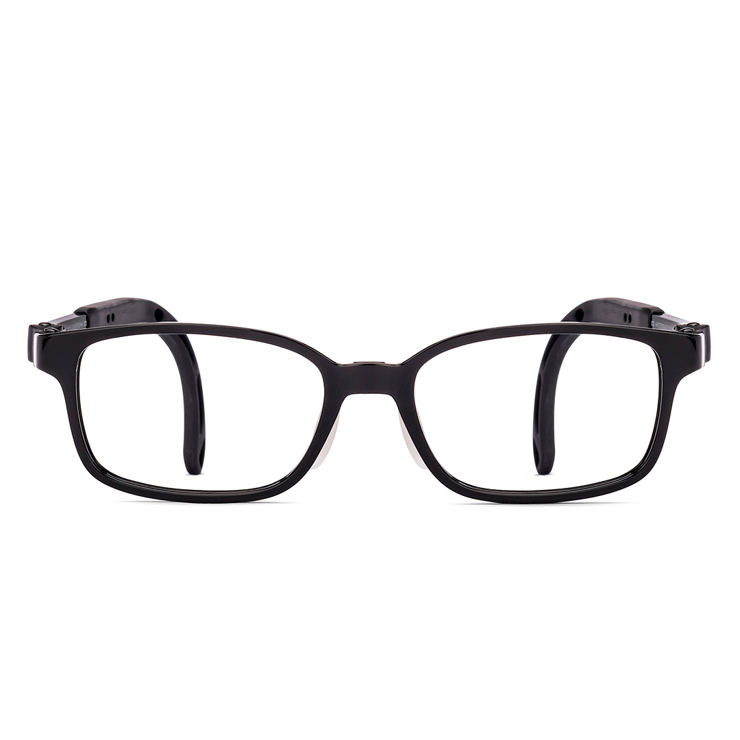 Hooper Black Full Rim Rectangle right side