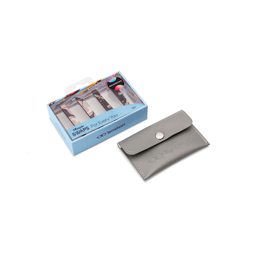 Hooper Pink Transparent Full Rim Rectangle left side