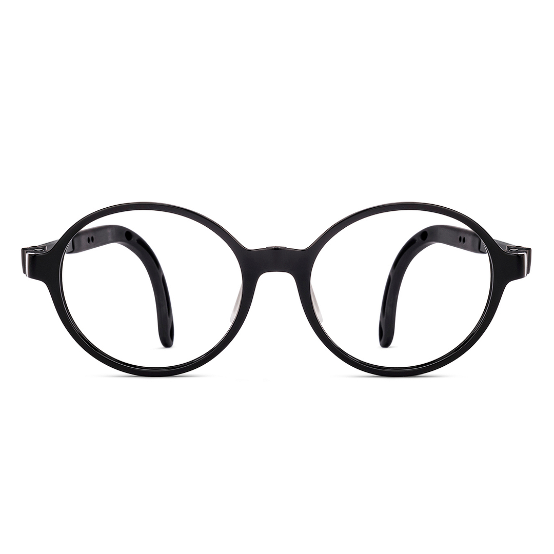 Hooper Black Full Rim Round right side