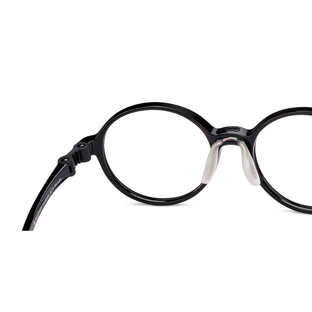 Hooper Black Full Rim Round right side