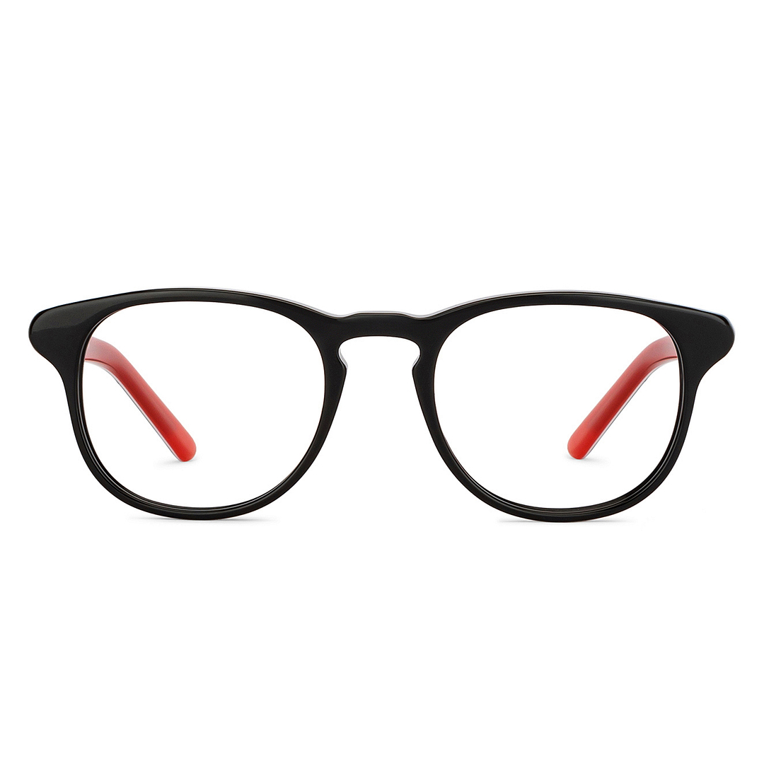 Hooper Online Black Full Rim Round right side