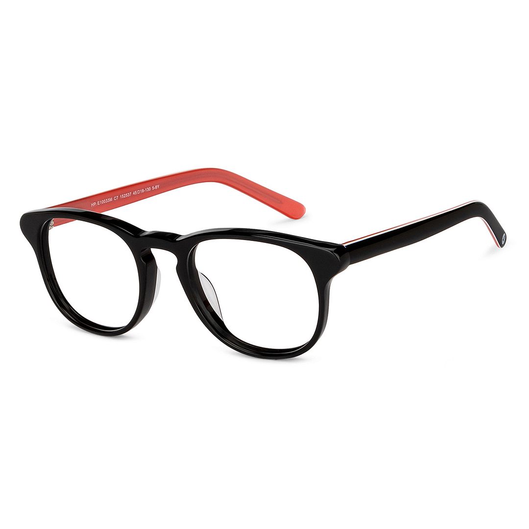 Hooper Online Black Full Rim Round left side