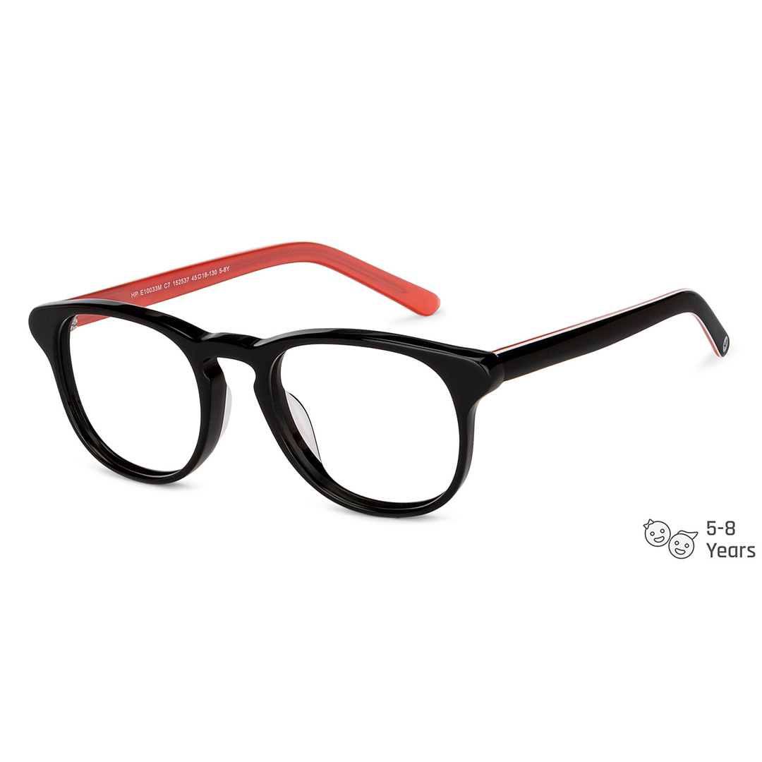 Hooper Online Black Full Rim Round left side