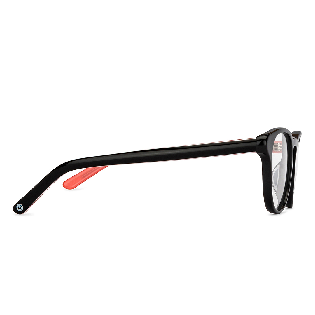 Hooper Online Black Full Rim Round right side