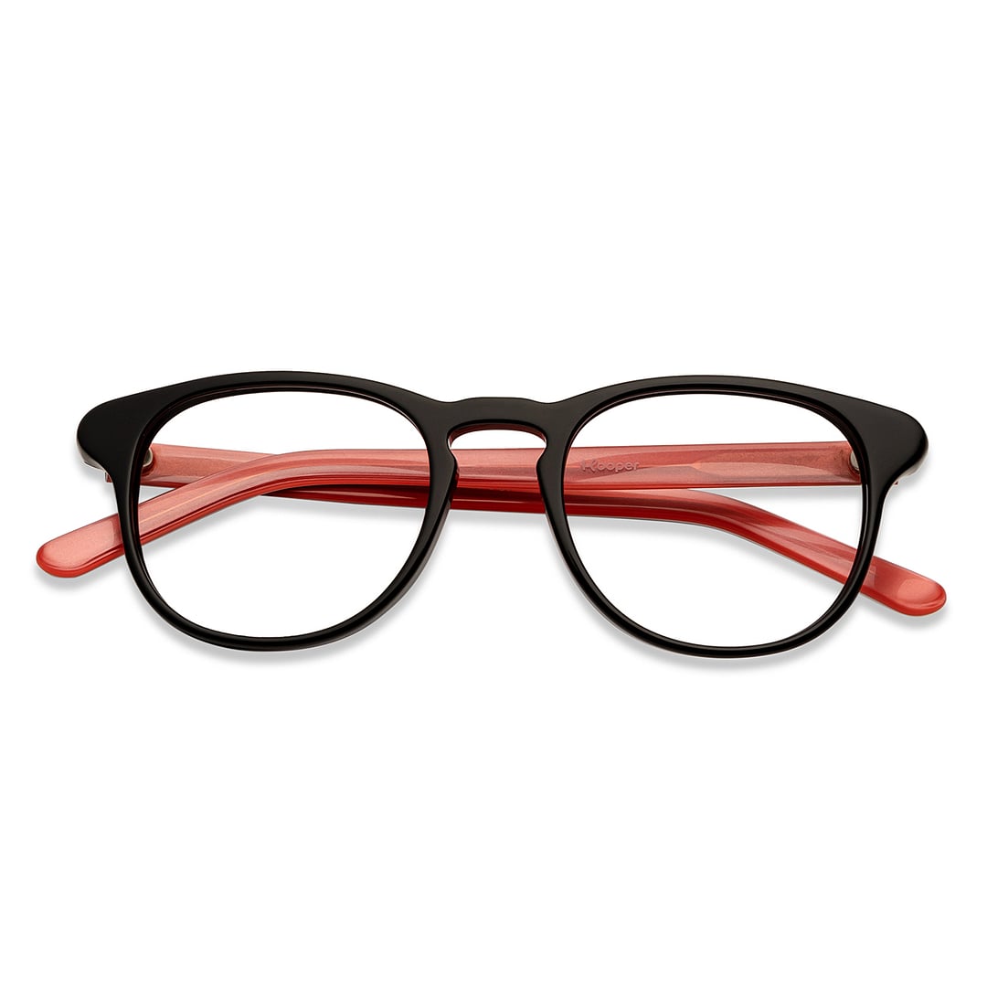 Hooper Online Black Full Rim Round right side