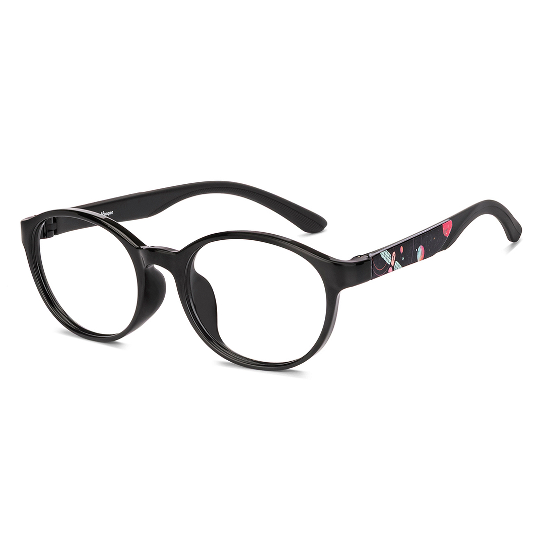 Hooper Black Full Rim Round right side