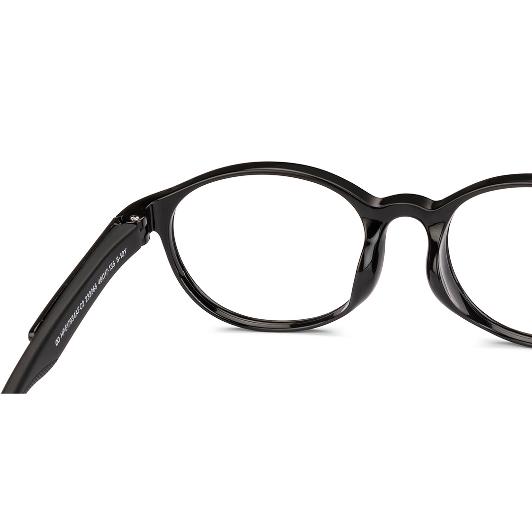 Hooper Black Full Rim Round right side