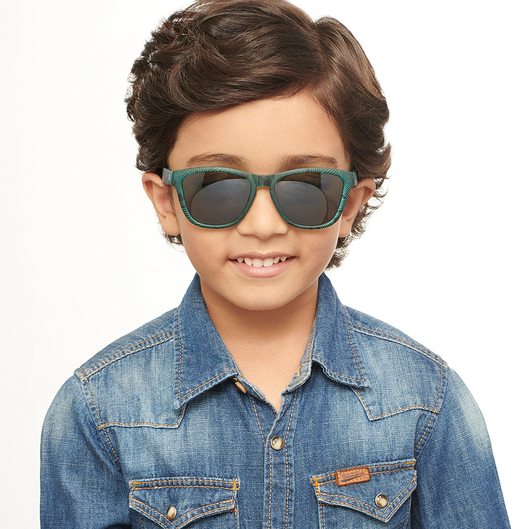 Hooper Green Full Rim Square left side