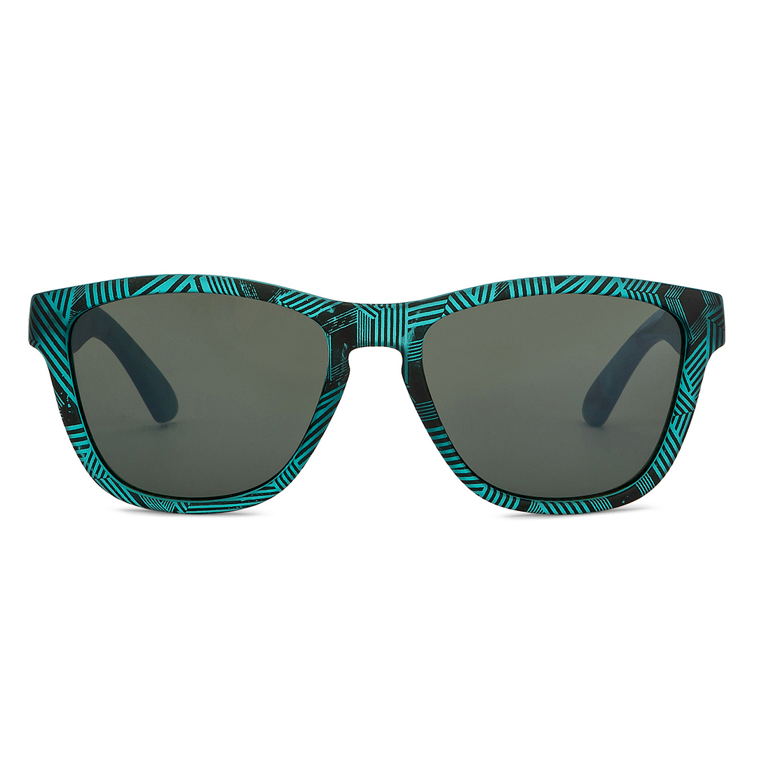 Hooper Green Full Rim Square left side