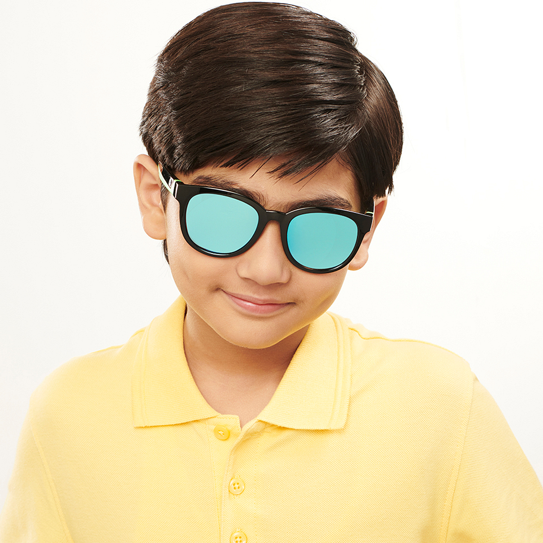 Hooper Black Full Rim Round left side