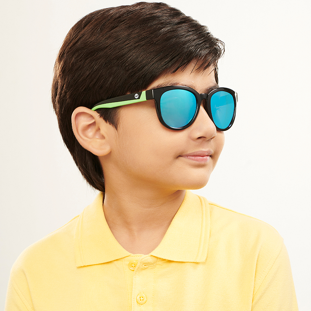 Hooper Black Full Rim Round right side