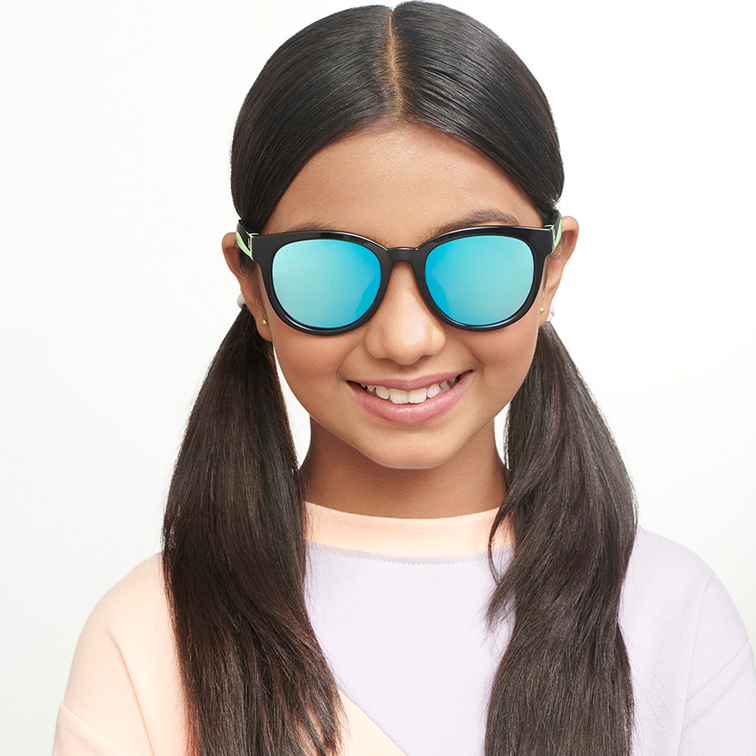 Hooper Black Full Rim Round left side