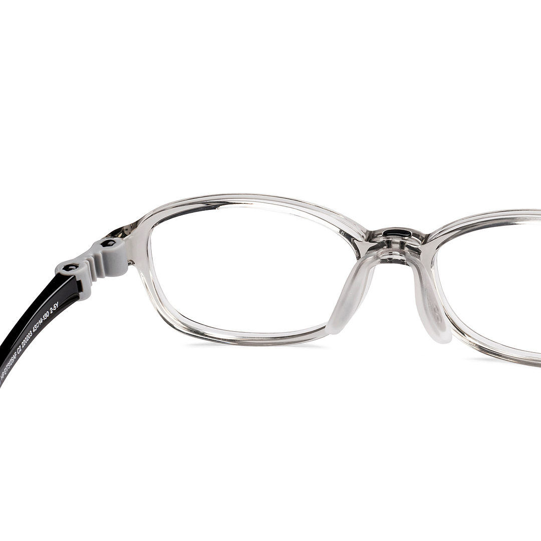 Hooper Gray Transparent Full Rim Rectangle right side