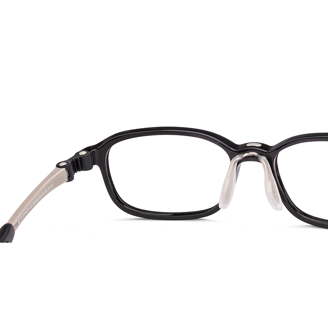 Hooper Black Full Rim Rectangle right side