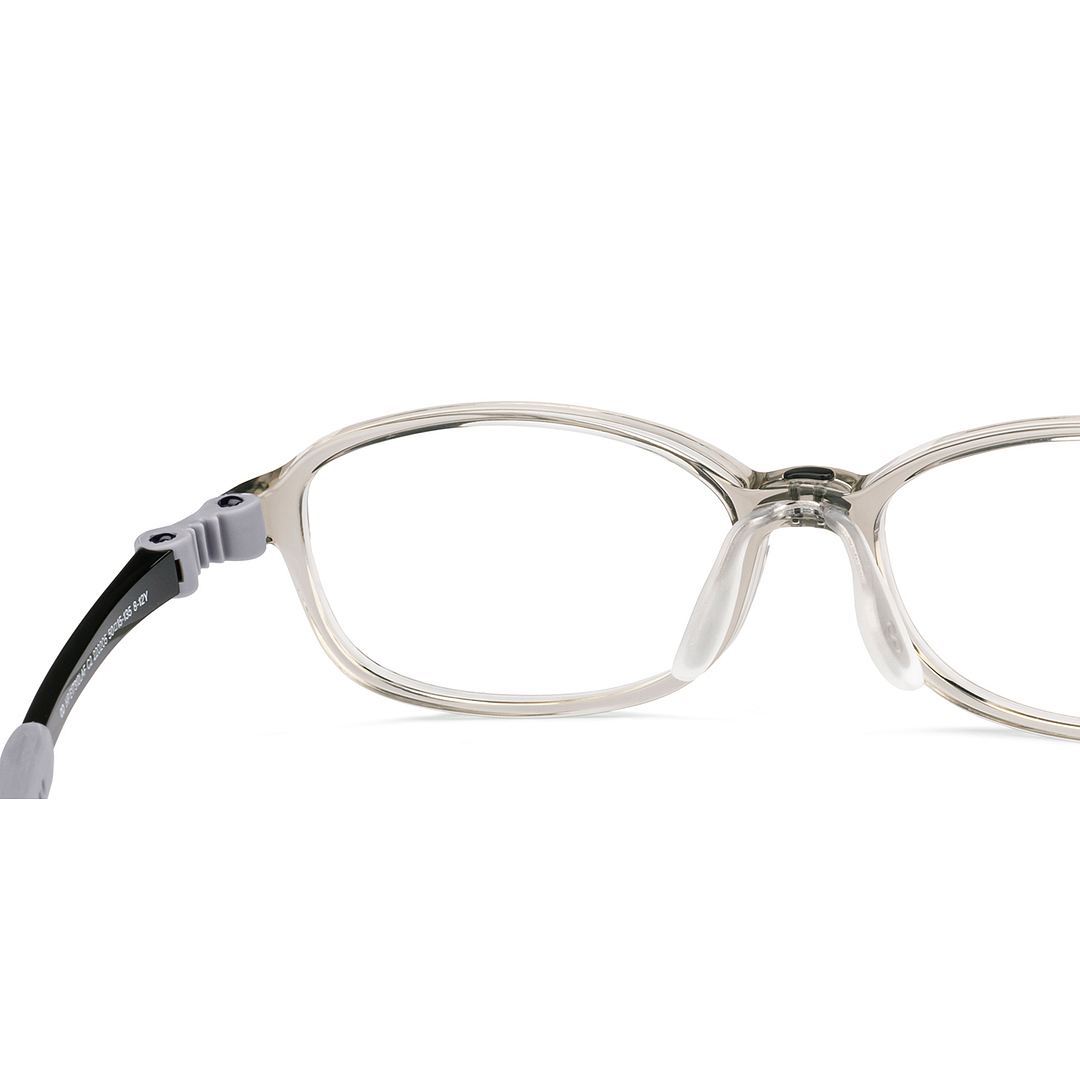 Hooper Gray Transparent Full Rim Rectangle right side