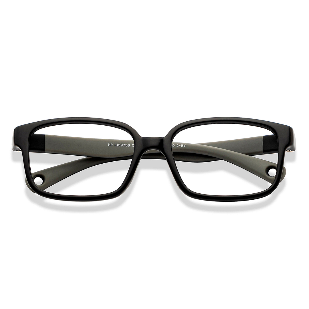 Hooper Online Black Full Rim Rectangle left side
