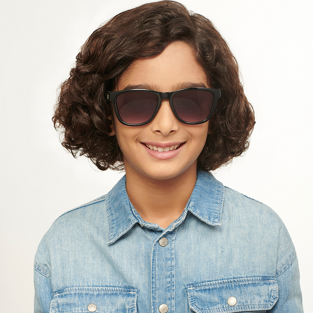 Hooper Black Full Rim Square right side