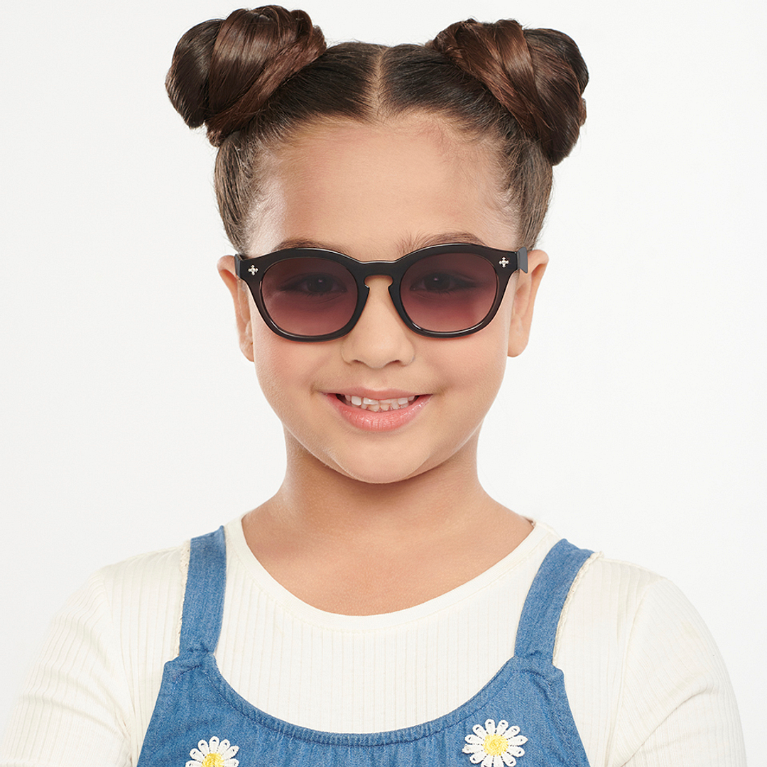 Hooper Black Full Rim Round right side