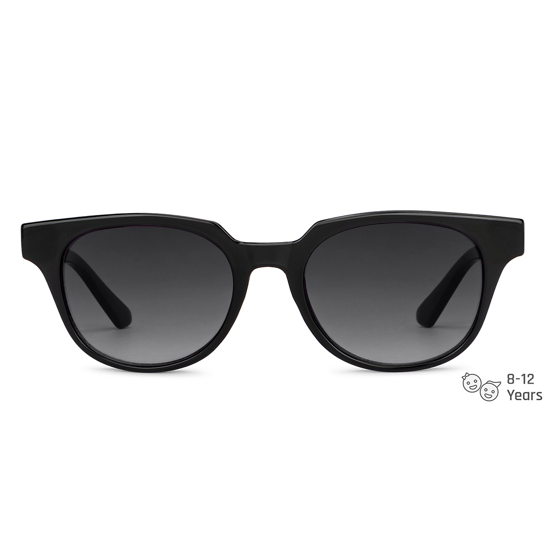 Hooper Black Full Rim Round left side