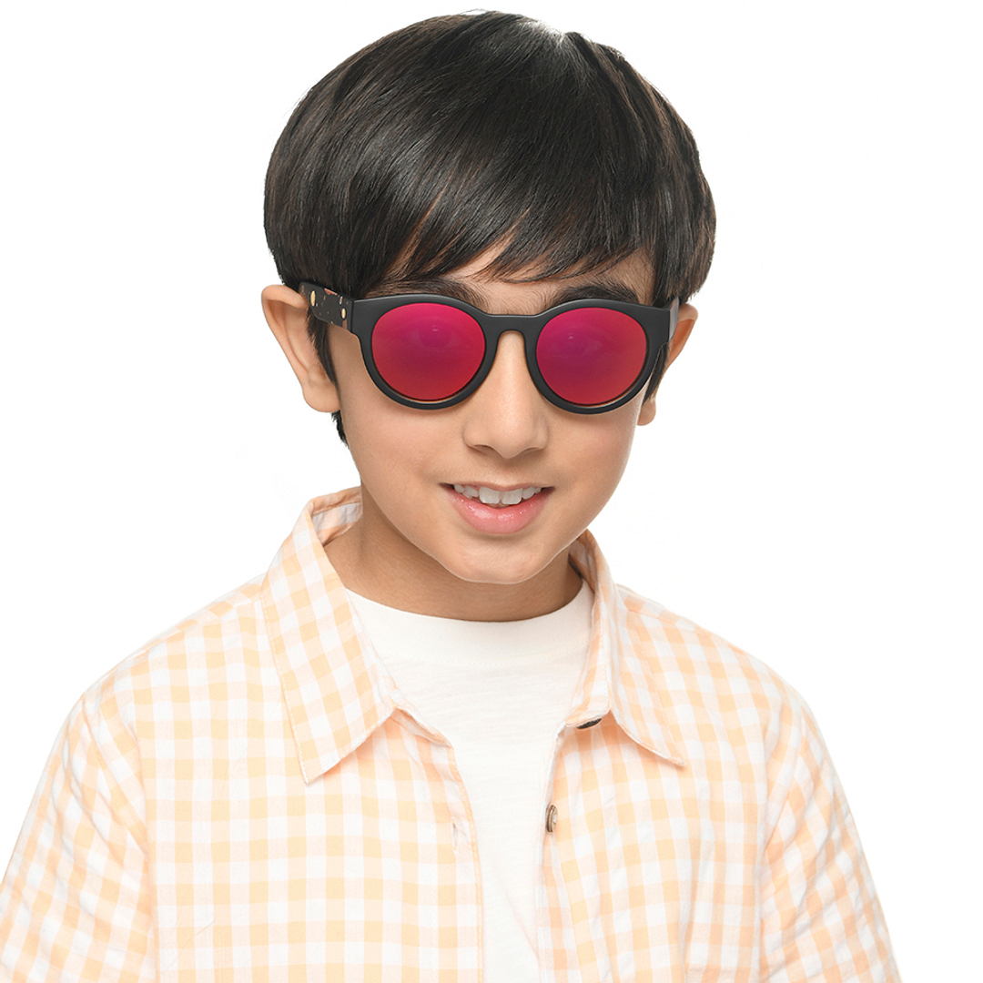 Hooper Black Full Rim Round right side