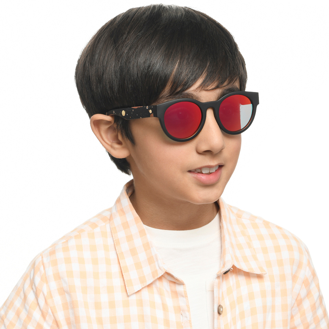 Hooper Black Full Rim Round left side