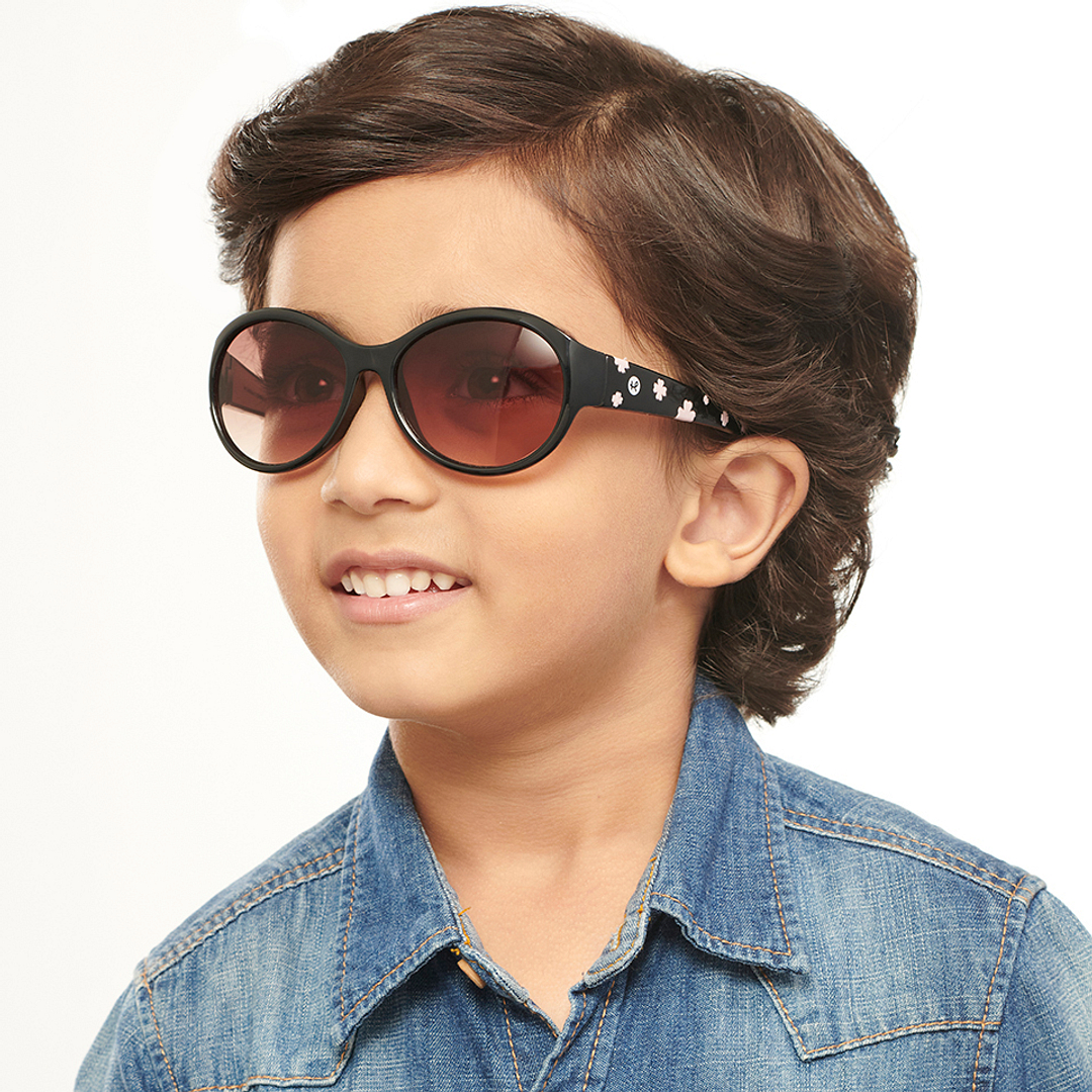 Hooper Black Full Rim Round right side