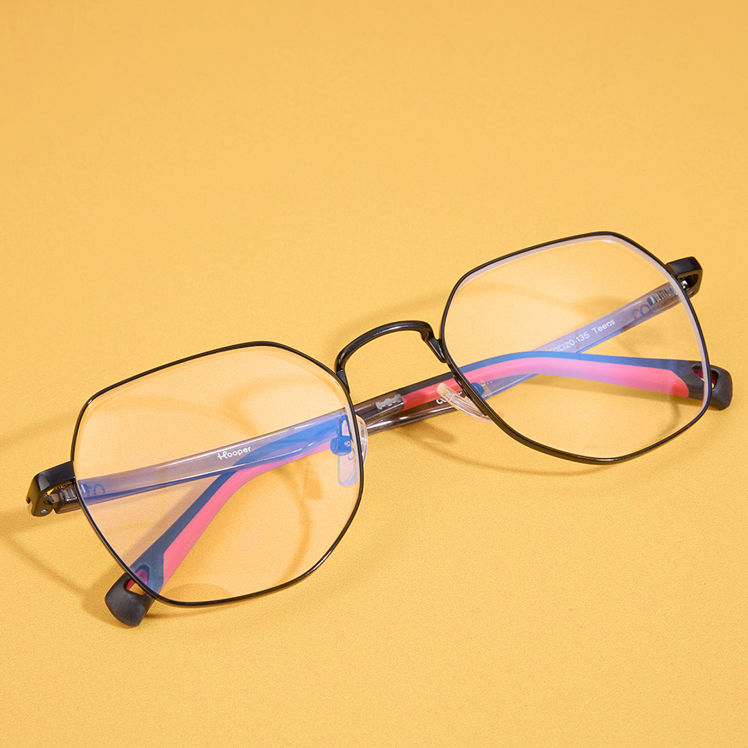 Hooper Online Black Full Rim Geometric right side