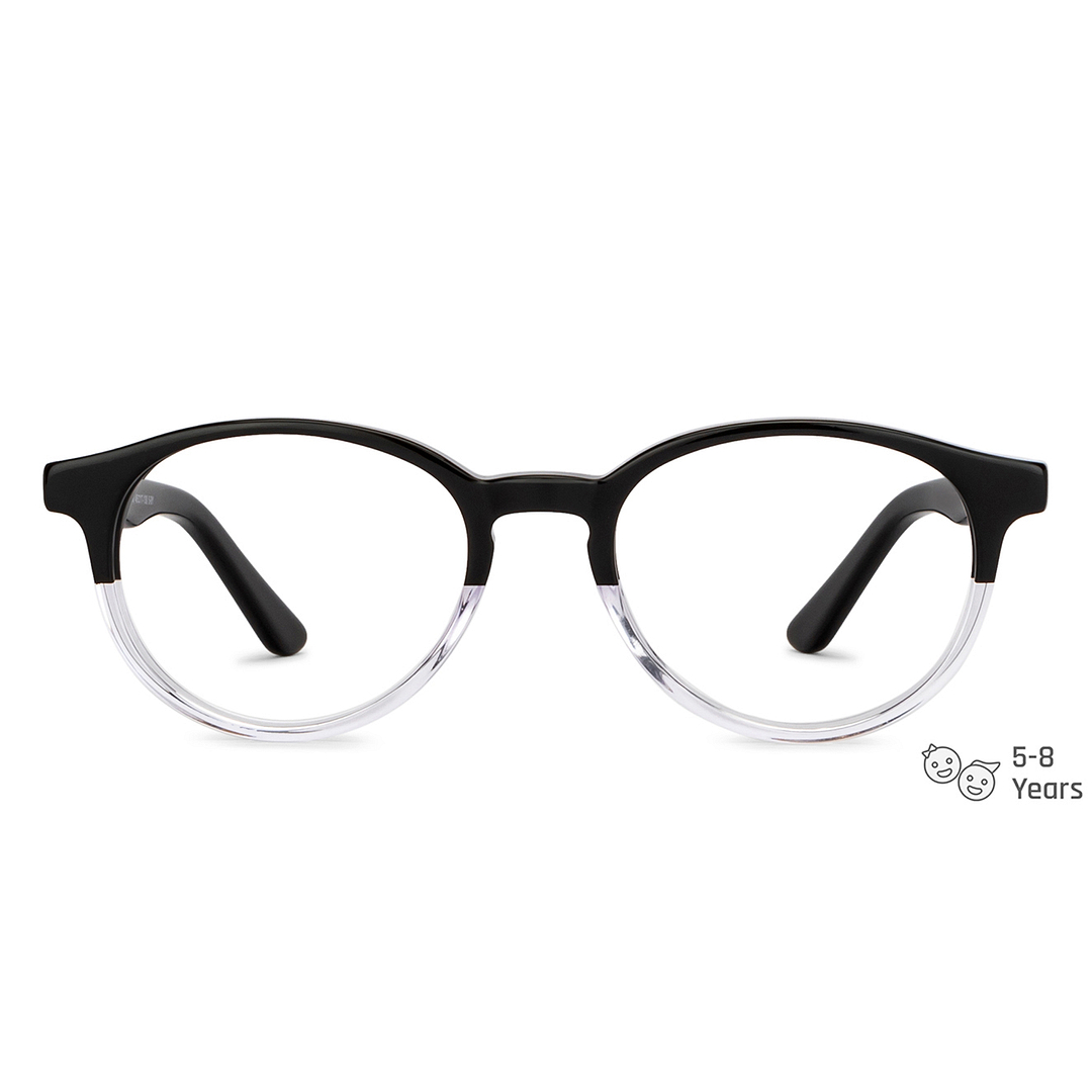 Hooper Online Black Transparent Full Rim Round left side