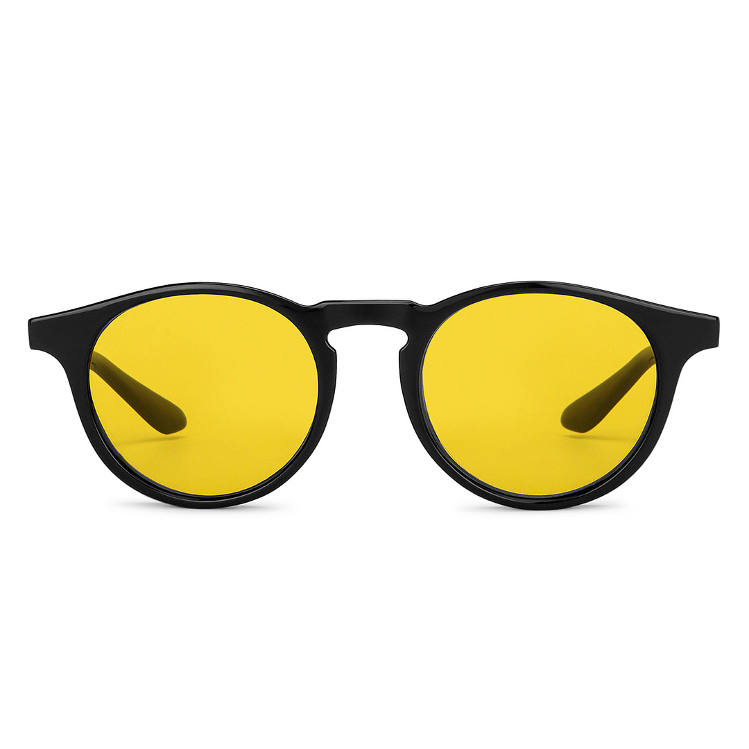 Hooper Black Full Rim Round right side