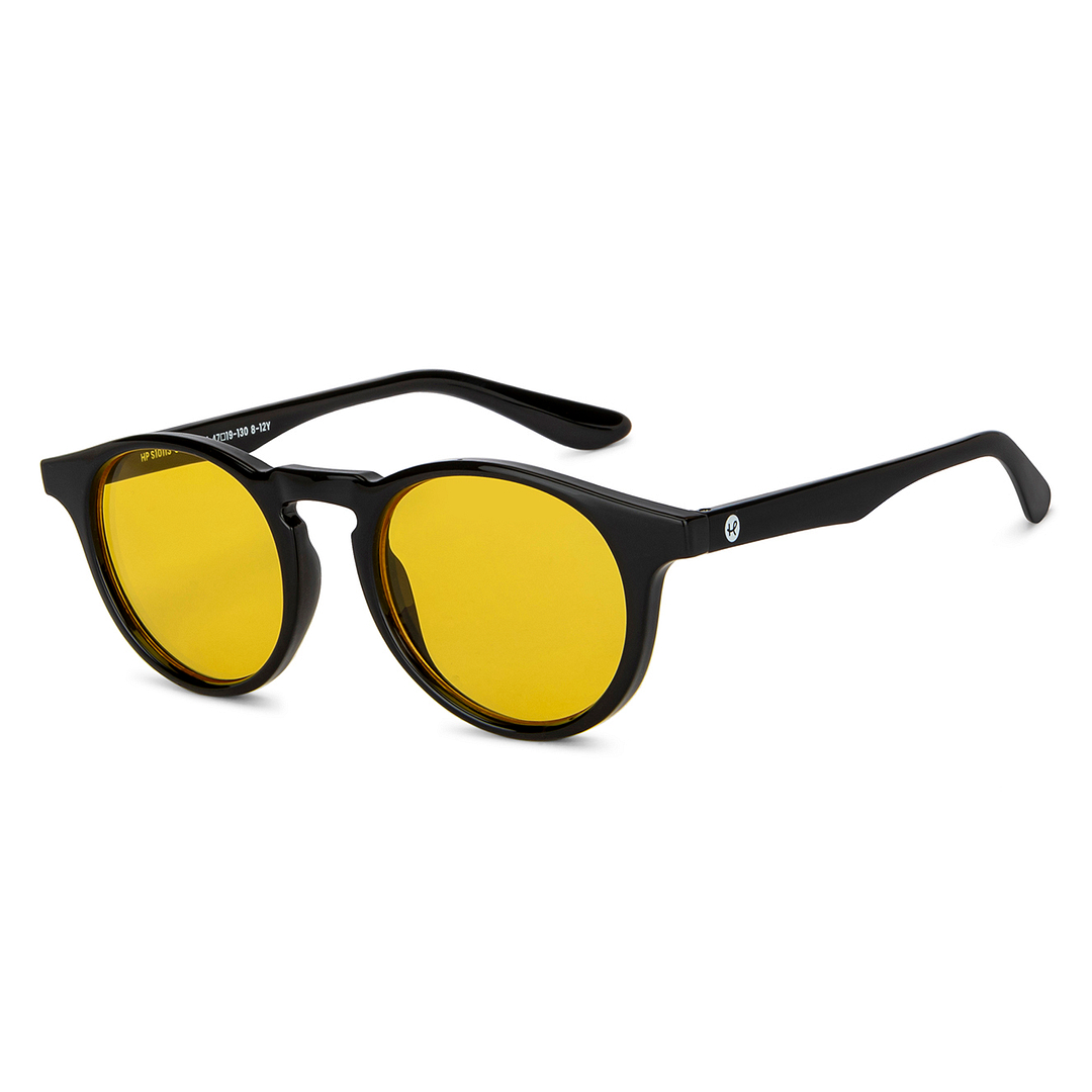 Hooper Black Full Rim Round right side