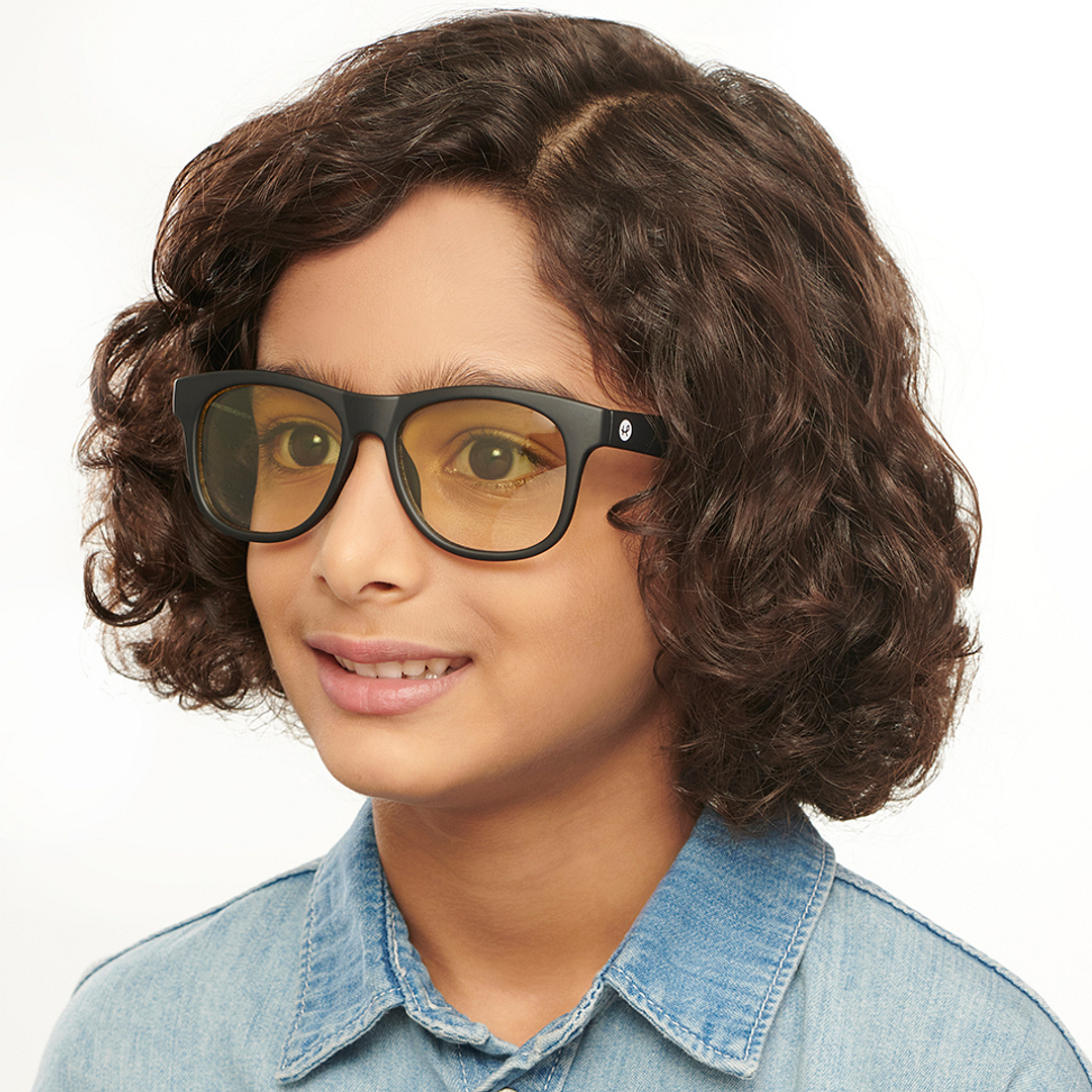 Hooper Black Full Rim Square right side